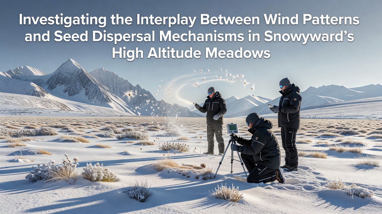 Investigating the Interplay Between Wind Patterns and Seed Dispersal Mechanisms in Snowyward's High Altitude Meadows